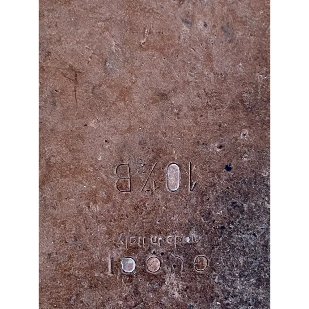 GUCCI patent leather flats open toes metal bow shoes Made In Italy 10.5 B - Picture 13 of 13